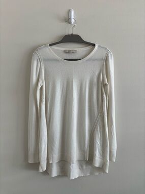 LOFT Pointelle Maternity Sweater